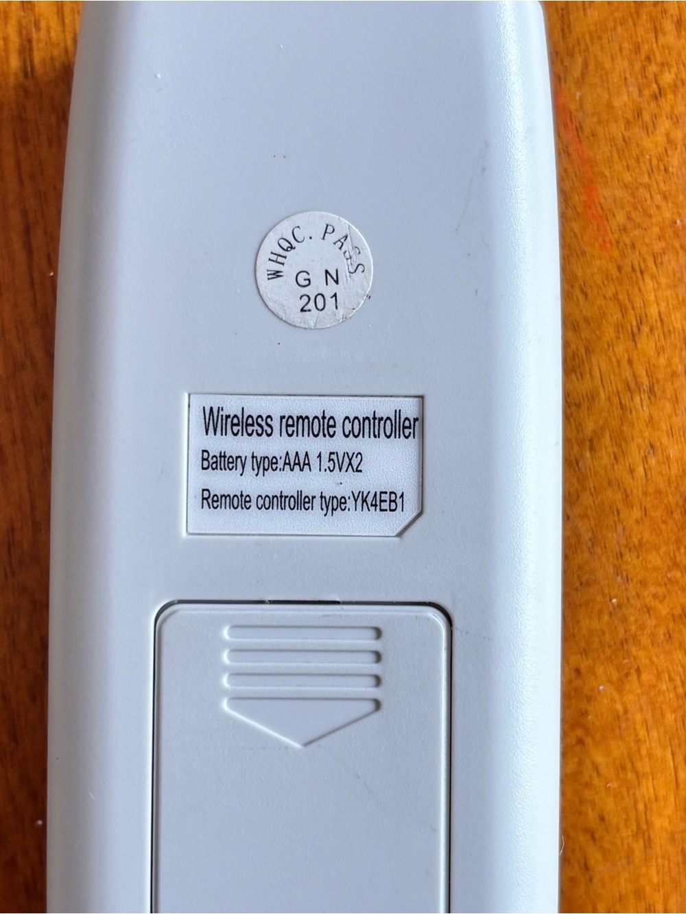 Genuine GE General Electric YK4EB1 Air Conditioner AC Replacement Remote Control - Picture 3 of 4